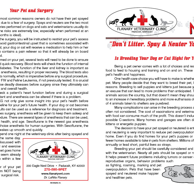Spay & Neuter page 1