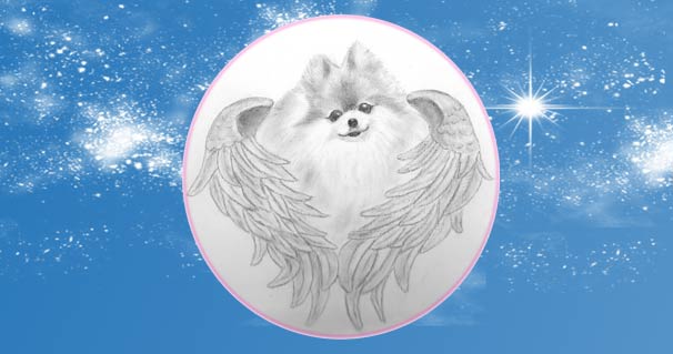 A drawing of Bitsy for the Bisty Angel Fund